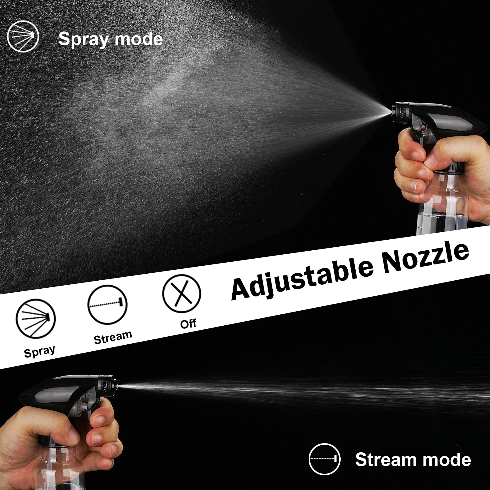 Hethyo lightweight bottle with non-slip grip reduces hand fatigue.