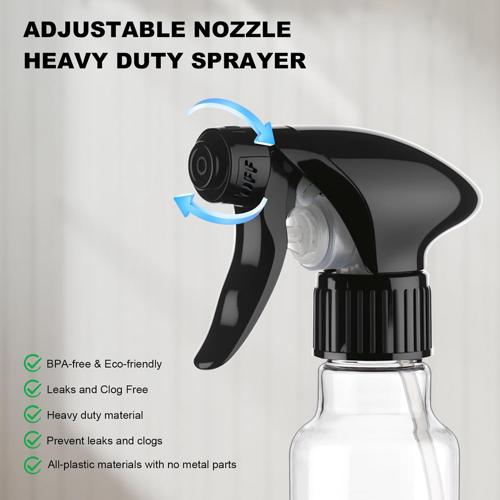 Hethyo versatile spray bottle suitable for plants, hair, and DIY cleaners.