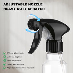 Hethyo versatile spray bottle suitable for plants, hair, and DIY cleaners.