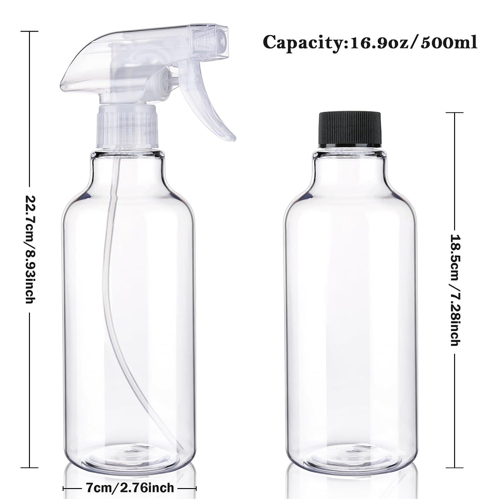 Hethyo versatile spray bottle suitable for cleaning solutions and hair products.
