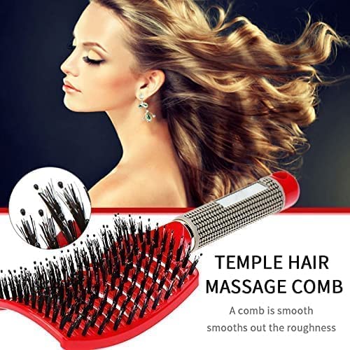 Heubek mixed-bristle detangler is a versatile gift-ready hair styling tool.