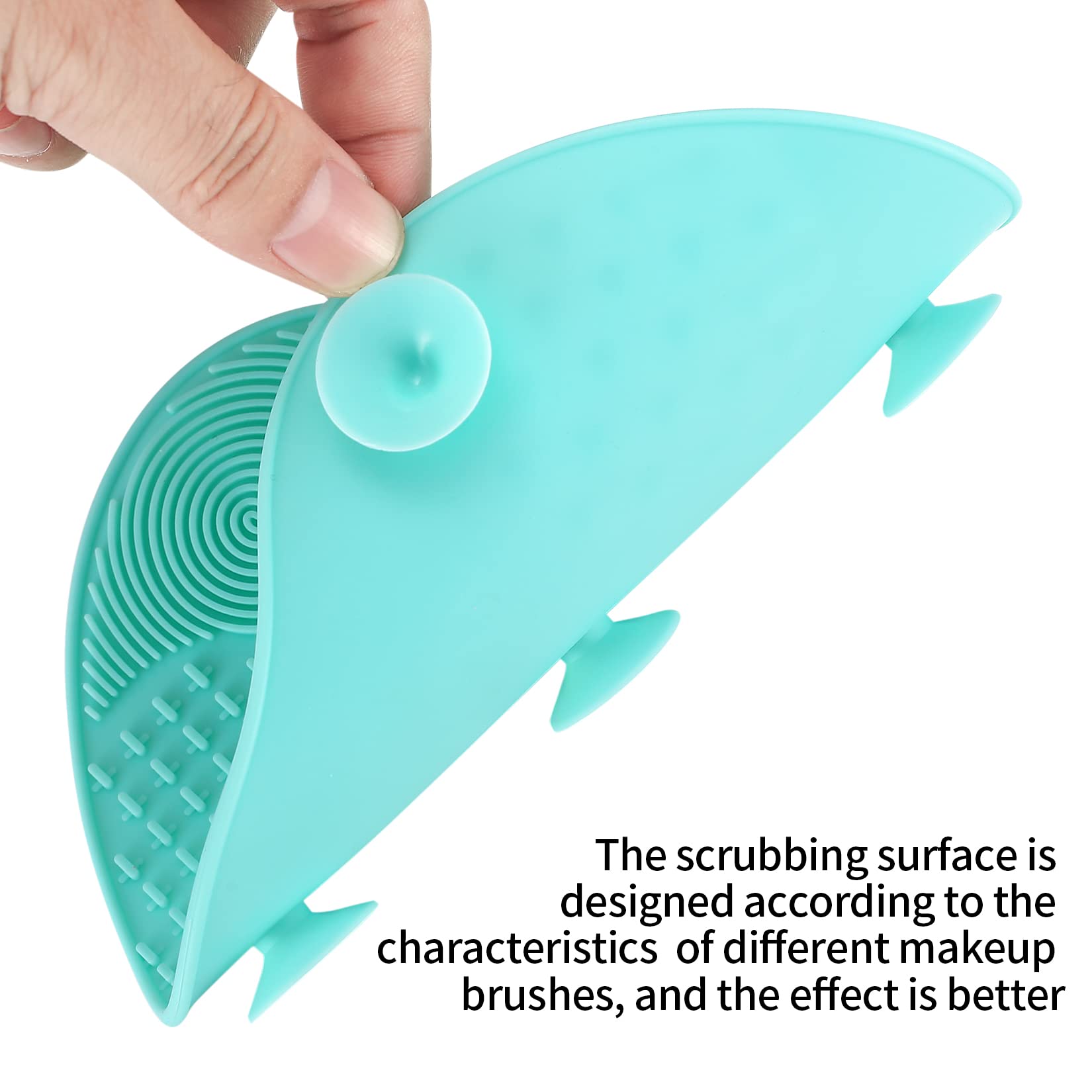 HexinYigjly back design with suction cup stabilizing the cleaning mat.