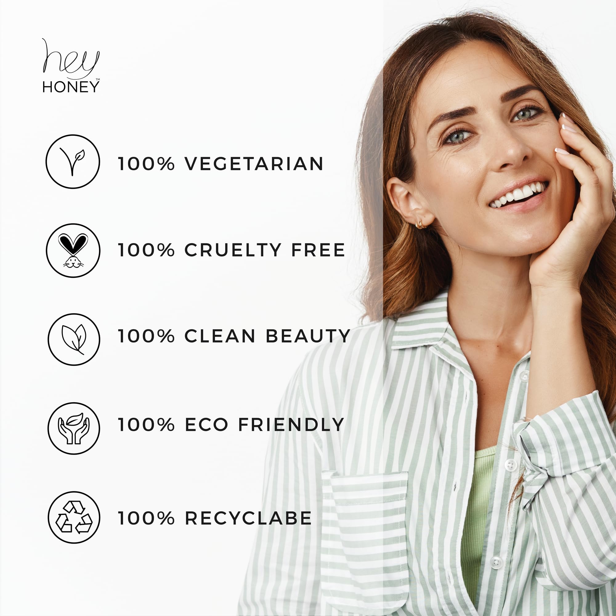 Hey Honey Relax oil-free formula demonstrates breathable moisture.