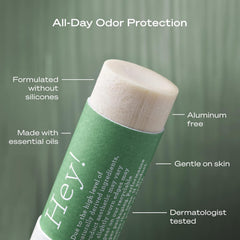 Hey Humans Apple Matcha application scene shows smooth glide and aluminum-free protection.