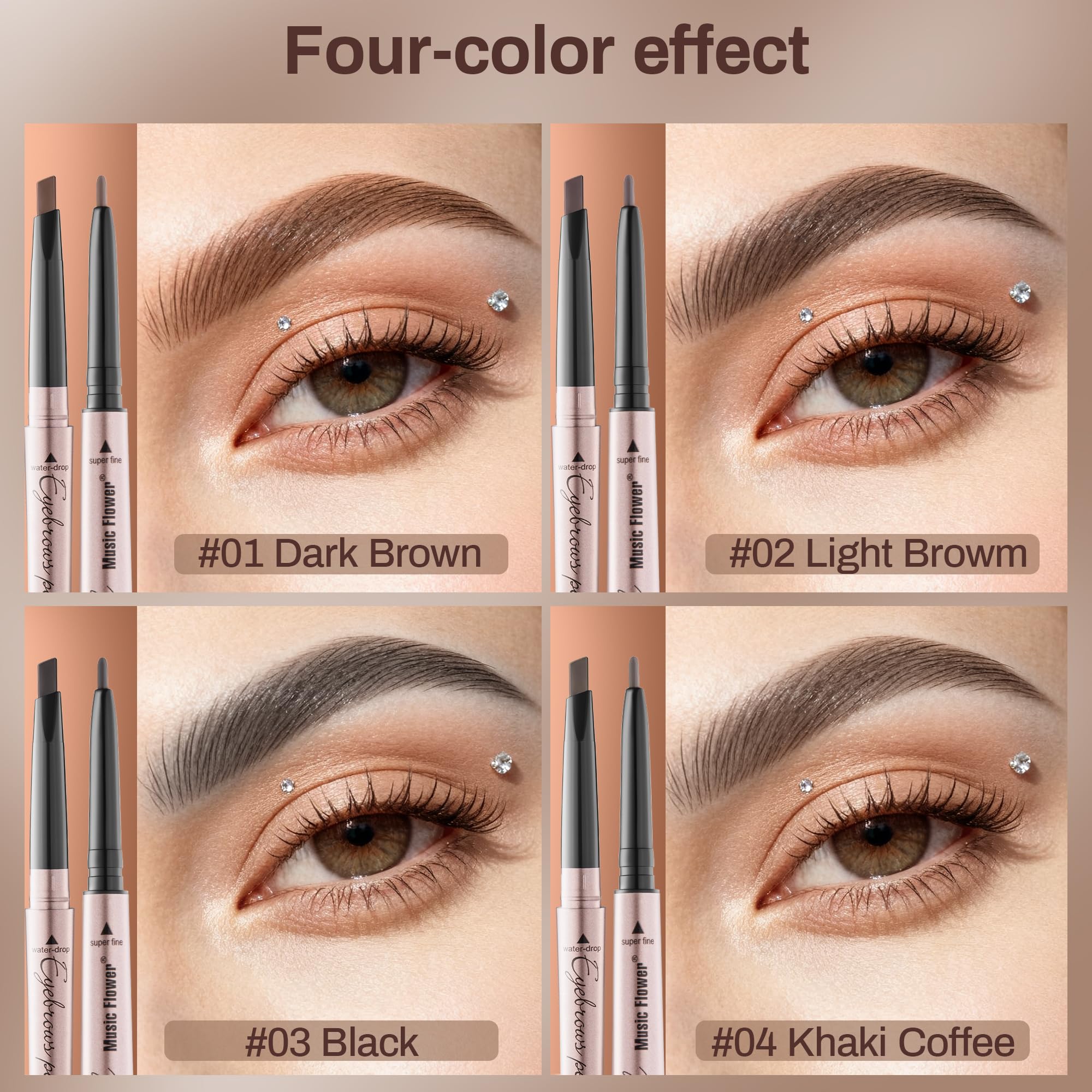 HeyBeauty matte finish swatch highlights natural color blend