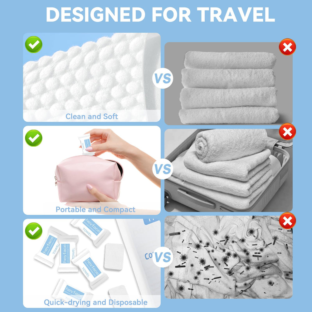 Heyface soft, absorbent washcloth offers gentle cleansing and lint-free feel