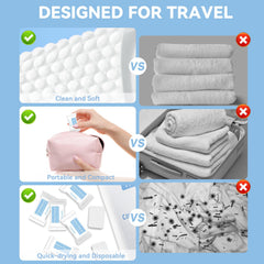Heyface soft, absorbent washcloth offers gentle cleansing and lint-free feel