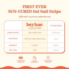 Heyhae: ajuste de tira a la uña para adaptación perfecta.