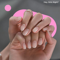 Heyhae aplicación rápida de gel semicurado para uñas perfectas.