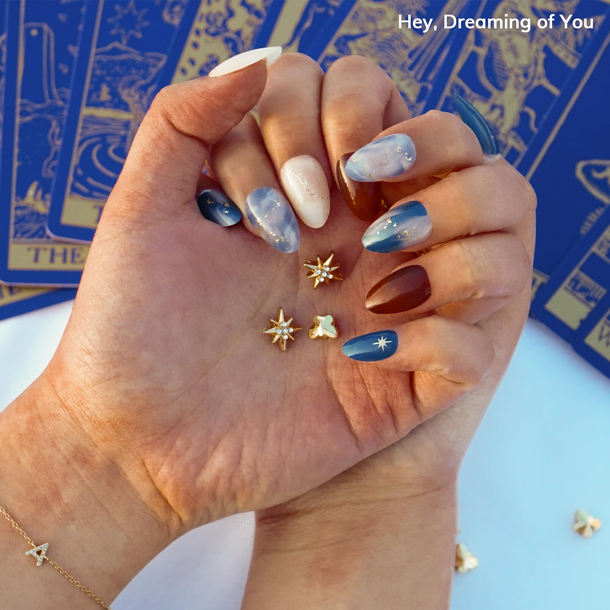 Heyhae, kit completo con 28 tiras gel para manicura rápida en casa.
