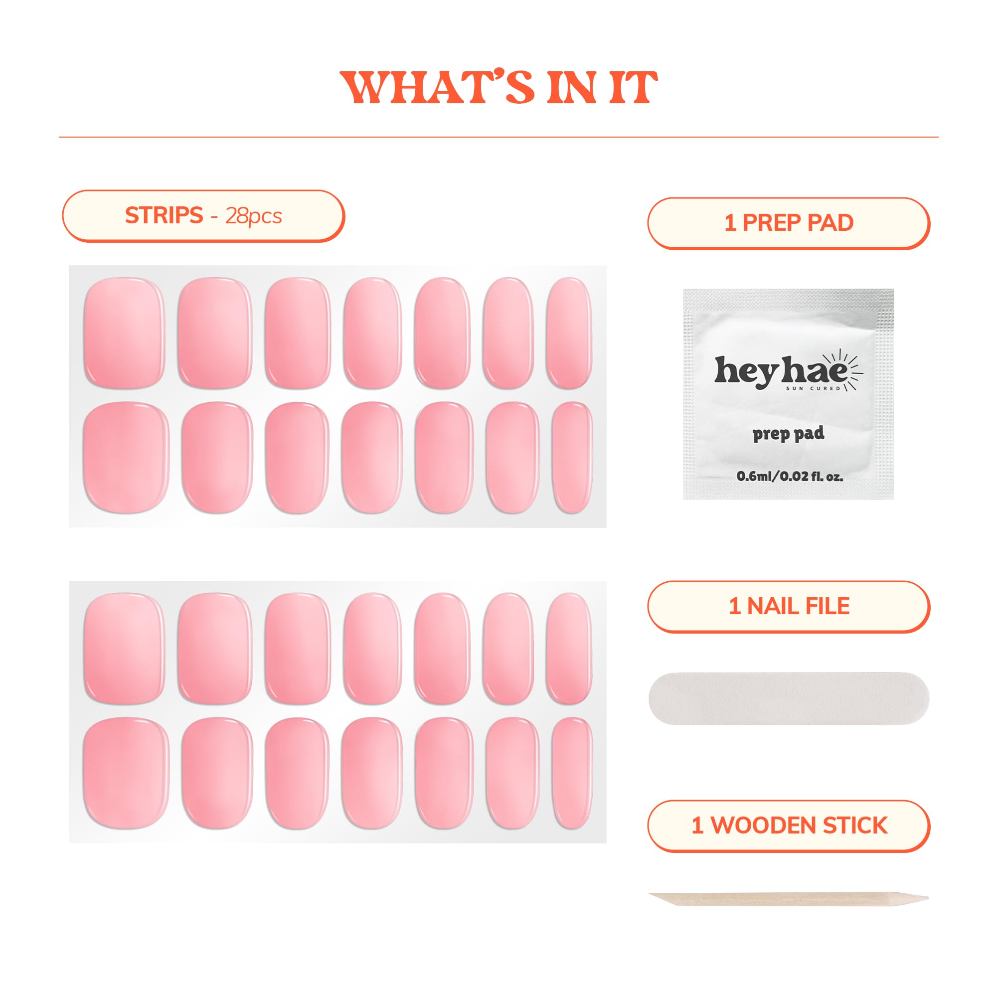 Heyhae lima de uñas con acabado suave para ajuste perfecto.