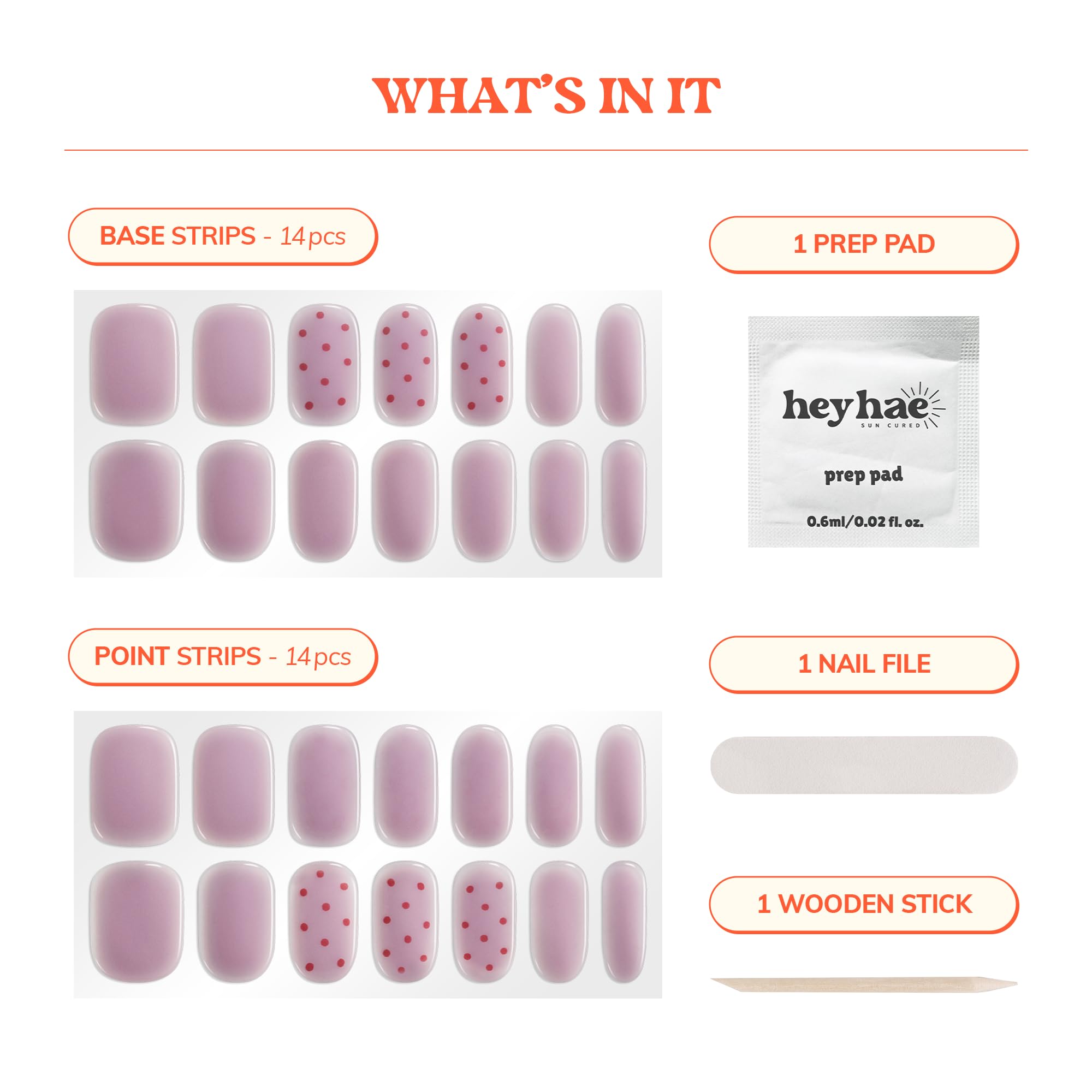 Heyhae sun-cured gel nails, a DIY manicure without lamps.