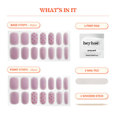 Heyhae sun-cured gel nails, a DIY manicure without lamps.