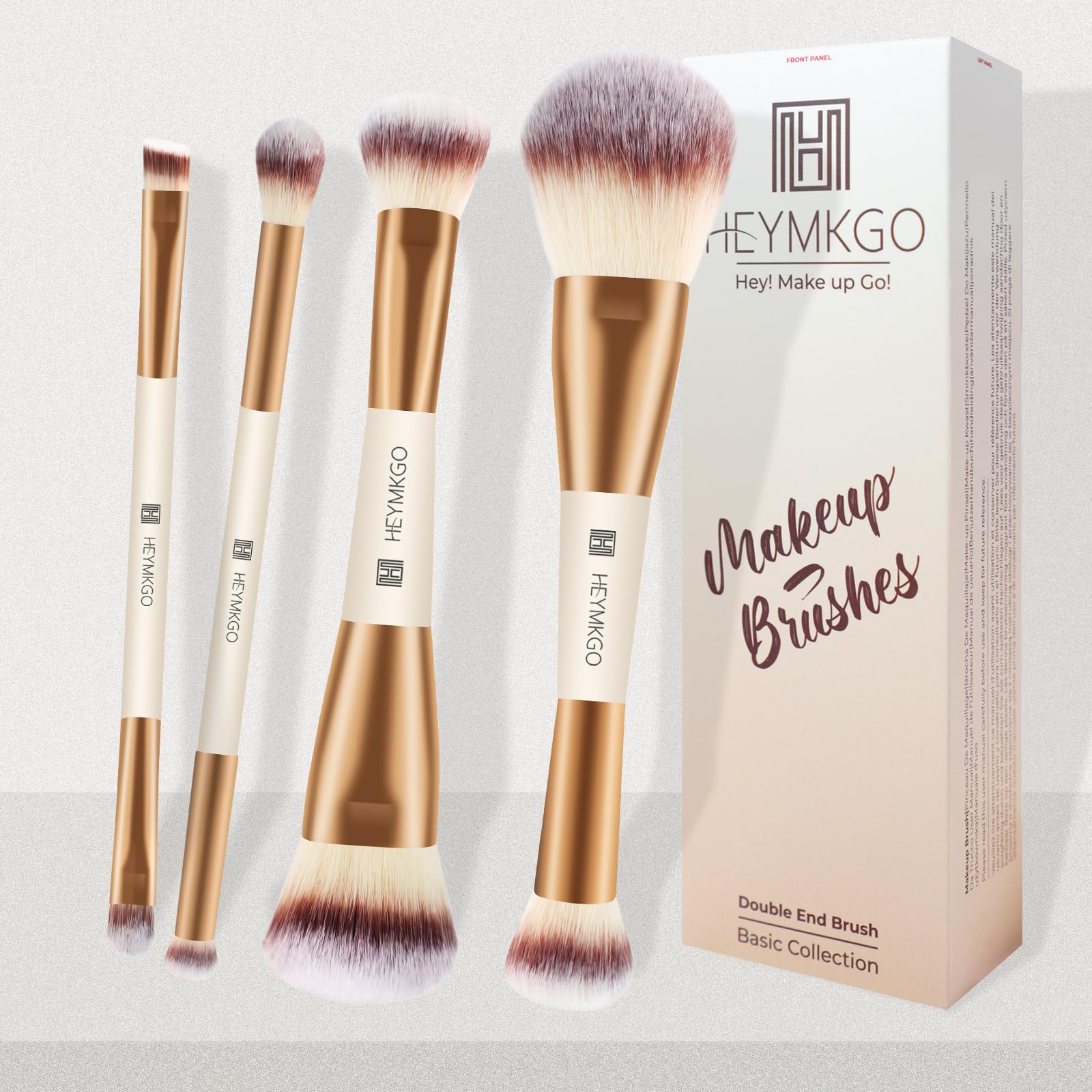HEYMKGO travel-friendly paper box keeps brushes organized on the go.