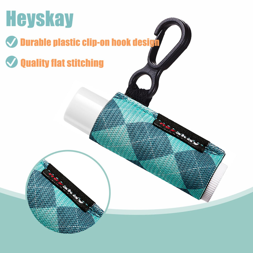 HEYSKAY funda geométrica para bálsamo, diseño práctico para uso diario
