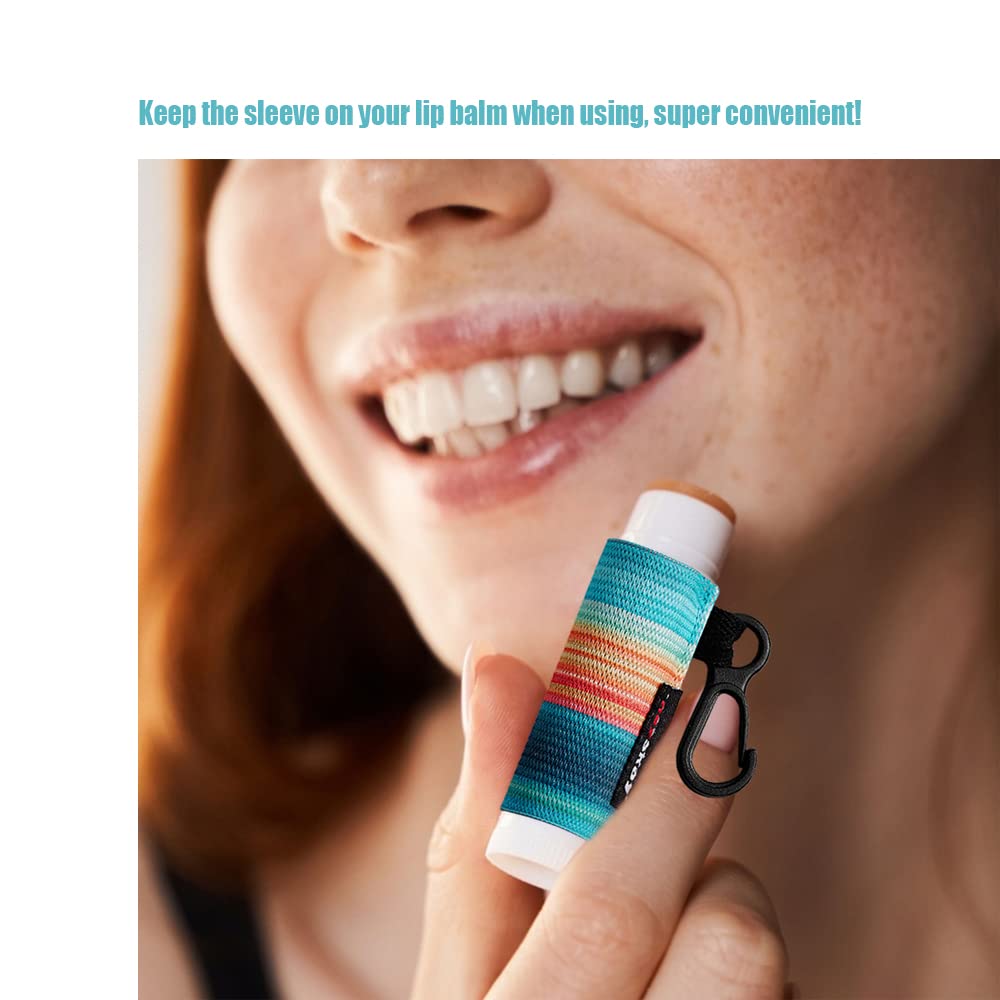 HEYSKAY detalle de cosido robusto, funda duradera para bálsamo labial