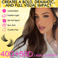 HEYWINK D-Curl clusters in 10–18 mm for a seamless blend.
