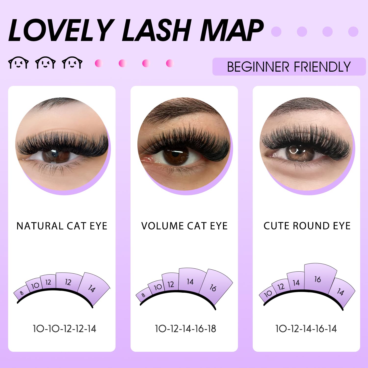 HEYWINK beginner-friendly lash clusters kit makes DIY application easier