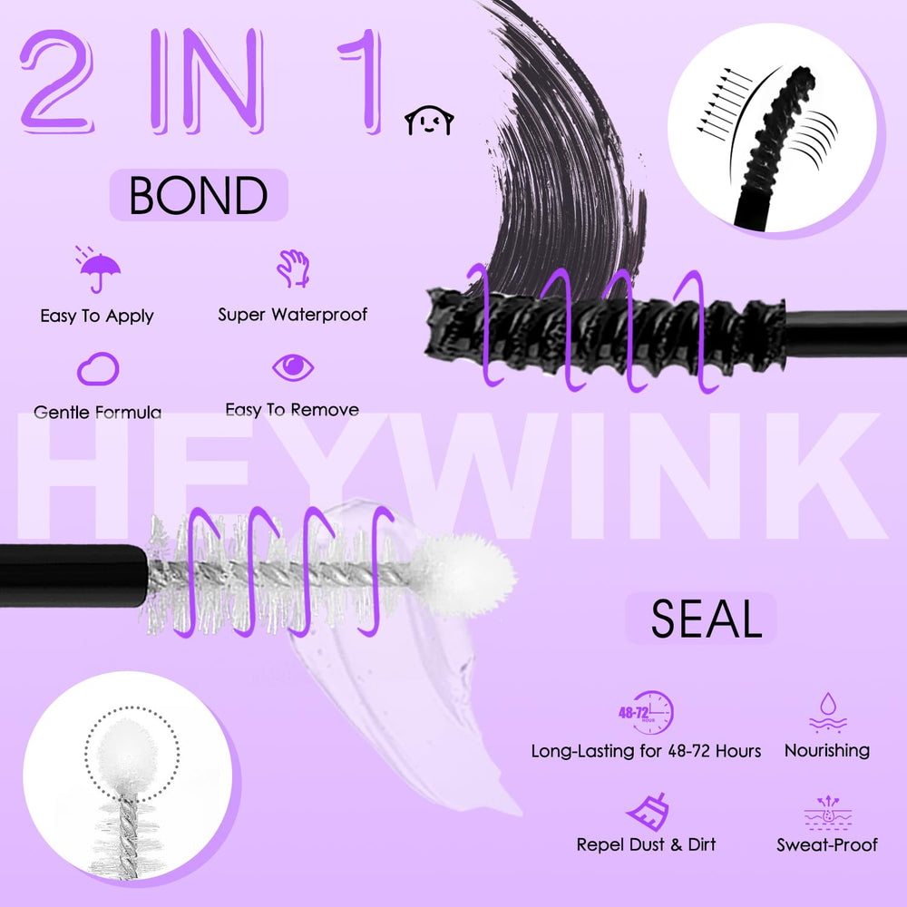 HEYWINK lash clusters kit reusable 3-5 times with proper care.