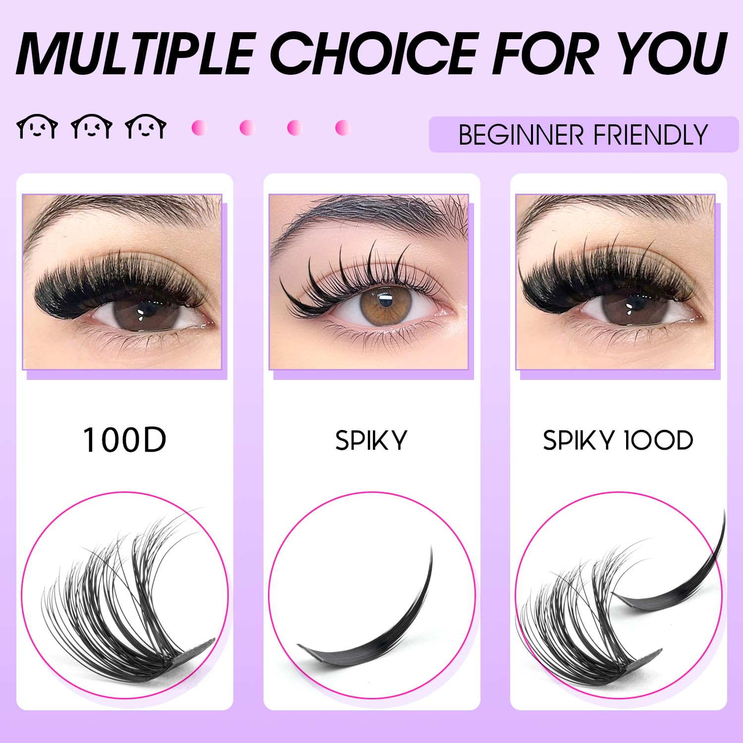 HEYWINK reusable lash clusters last 3-5 times for value
