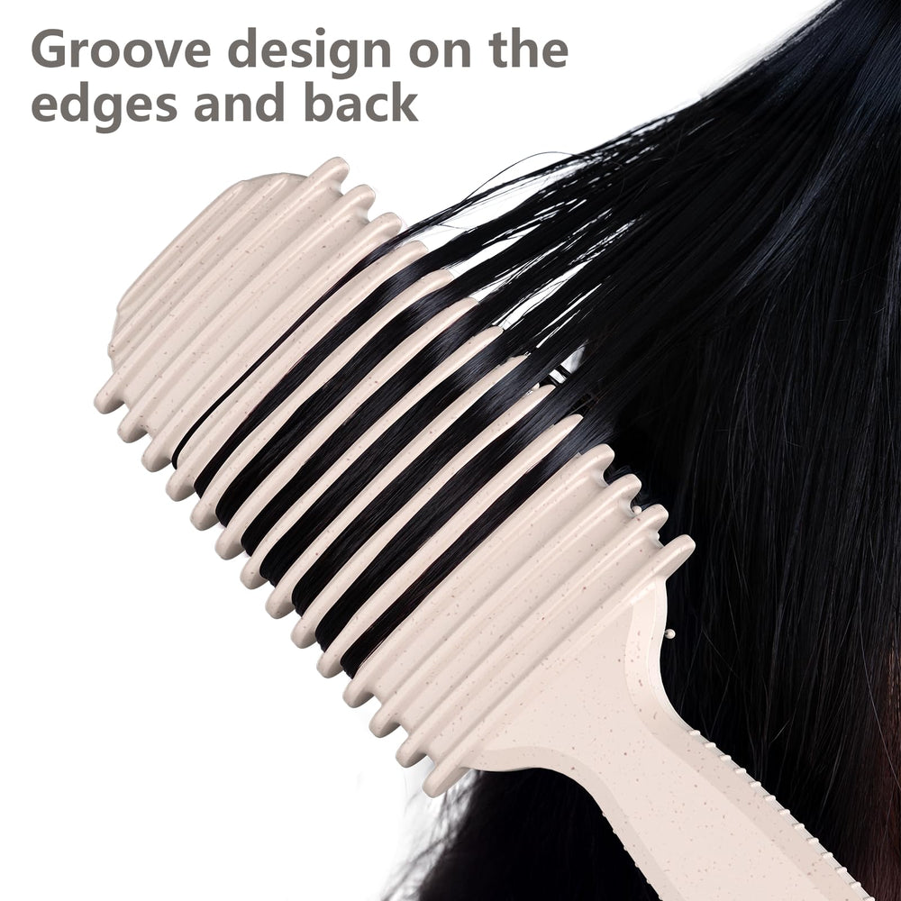 HEZ All Hair Types brush smooths strands without damage.