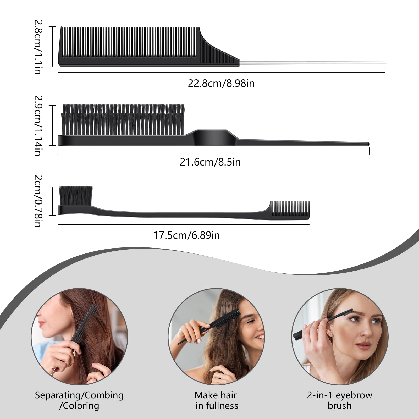 HEZ curl-defining-brush set packaging showing the 4-piece kit.