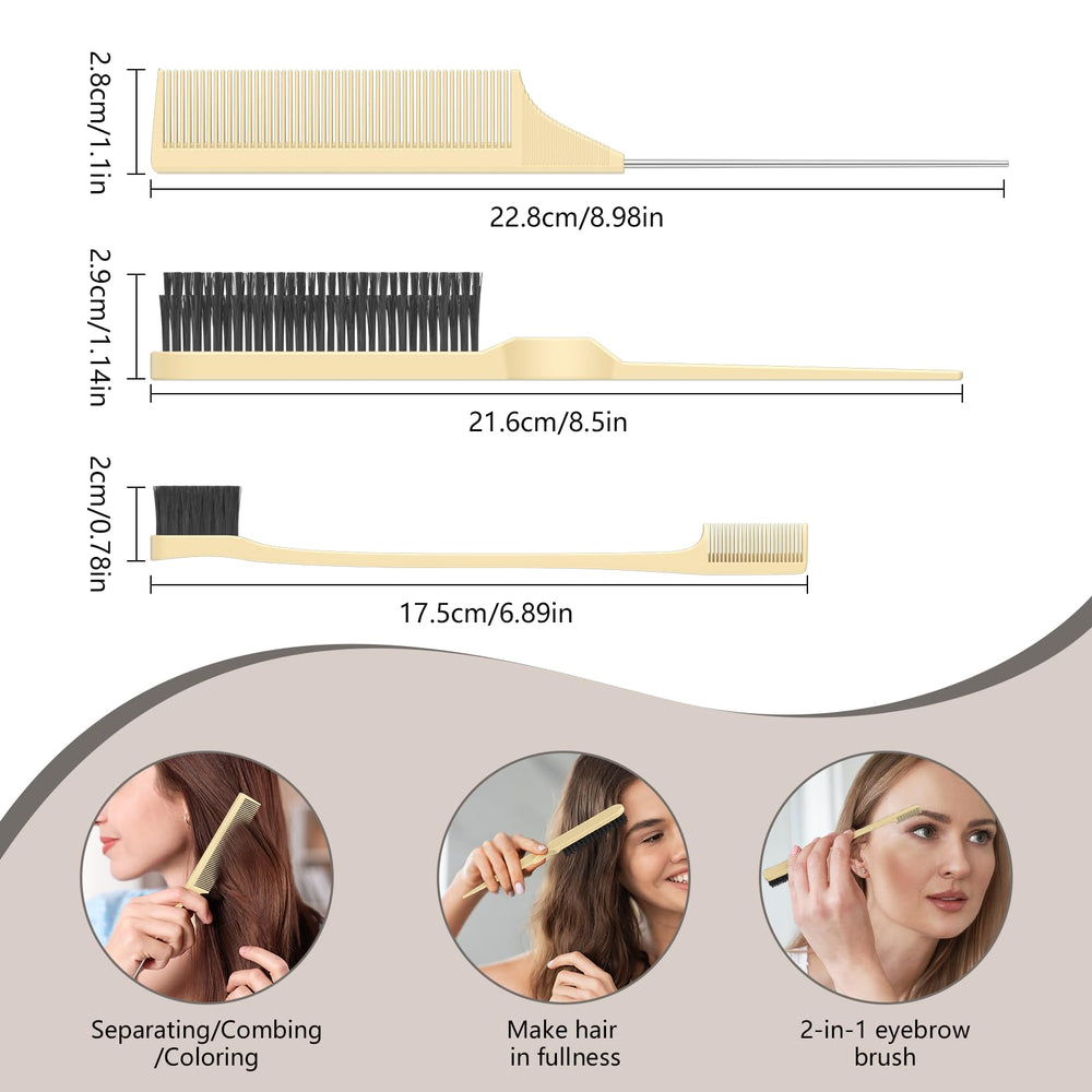 HEZ Multi-Use Brush applies products evenly on wet or dry hair.