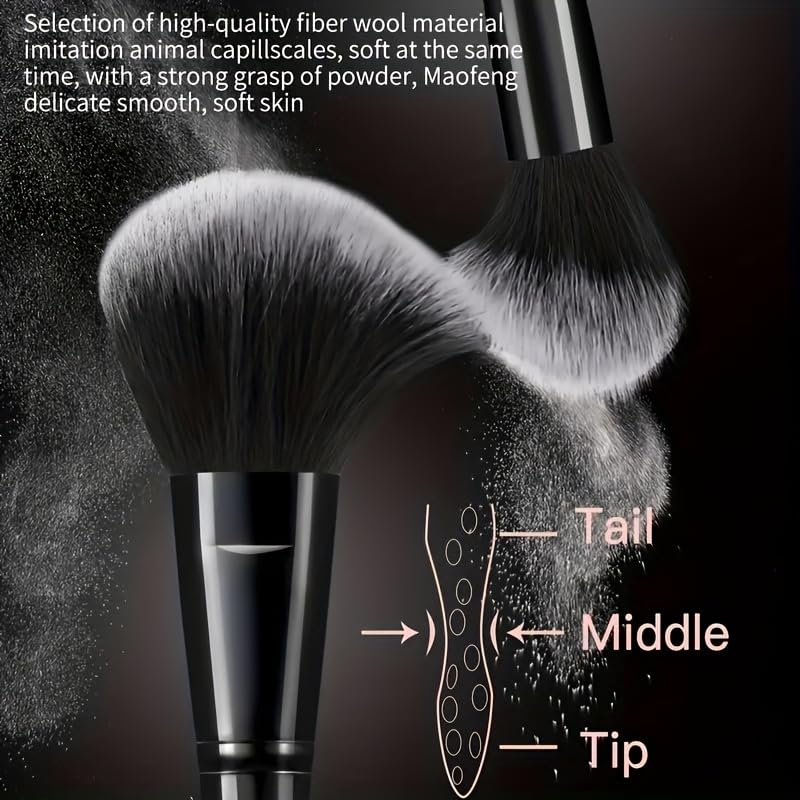 HGHDBT brushes close-up highlights soft, non-irritating bristles ideal for sensitive skin.