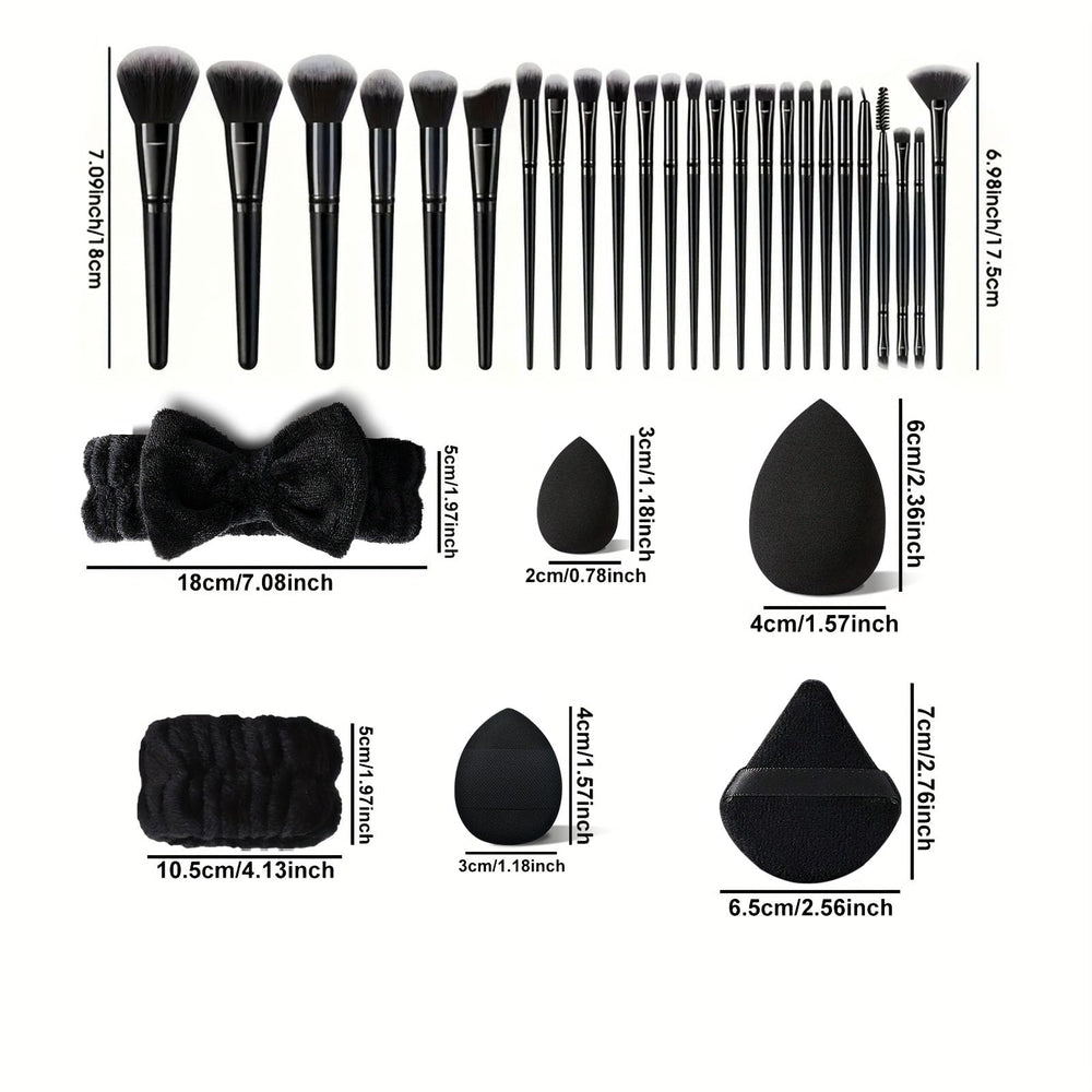 HGHDBT Face brushes for foundation and concealer ensure even coverage and minimal brush marks.