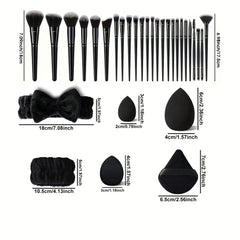HGHDBT Face brushes for foundation and concealer ensure even coverage and minimal brush marks.