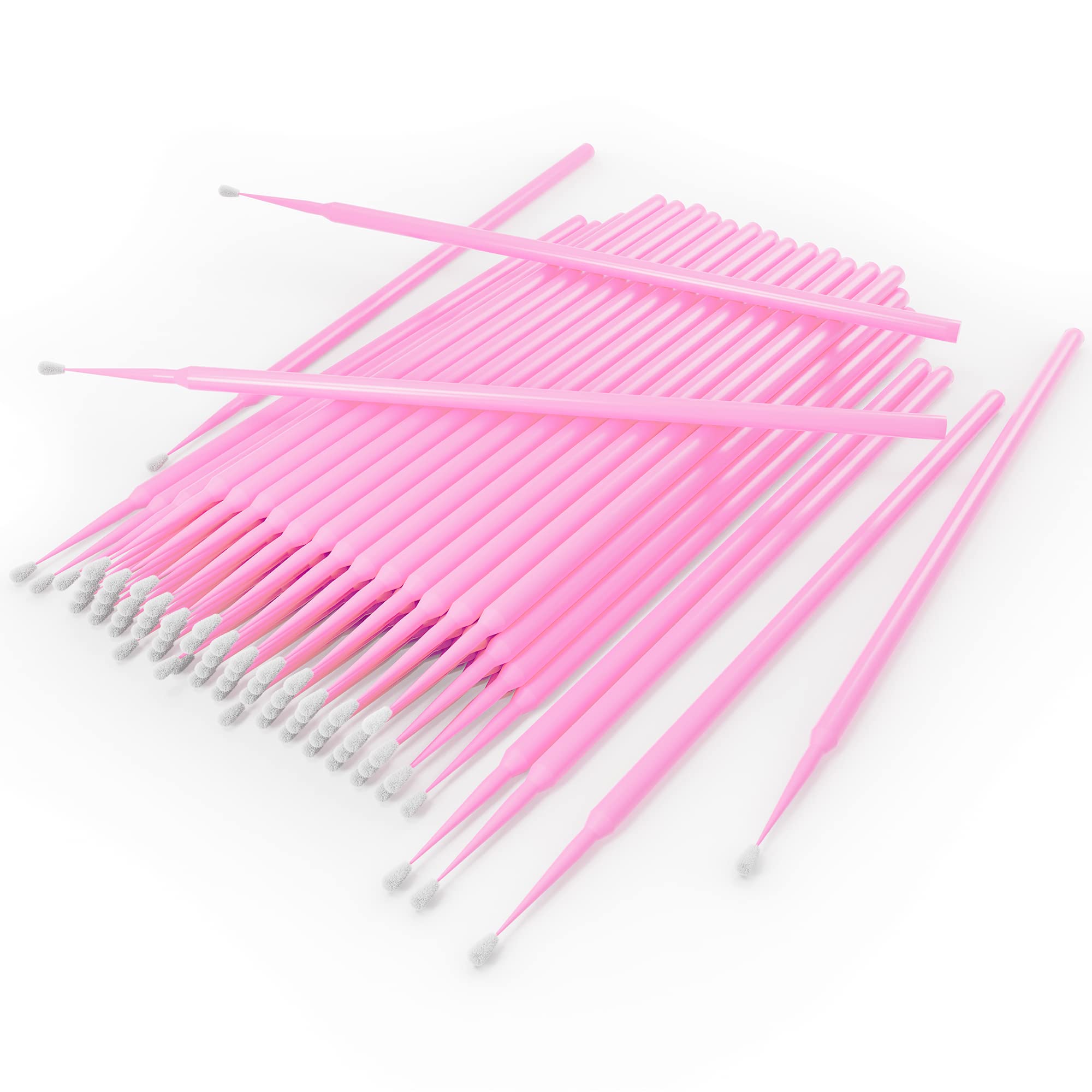 HGLOZ microswabs in pink packaging for mess-free eyelash extensions precision