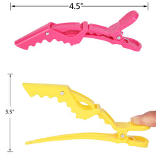 HH&LL alligator styling clip securing a hair section during braiding