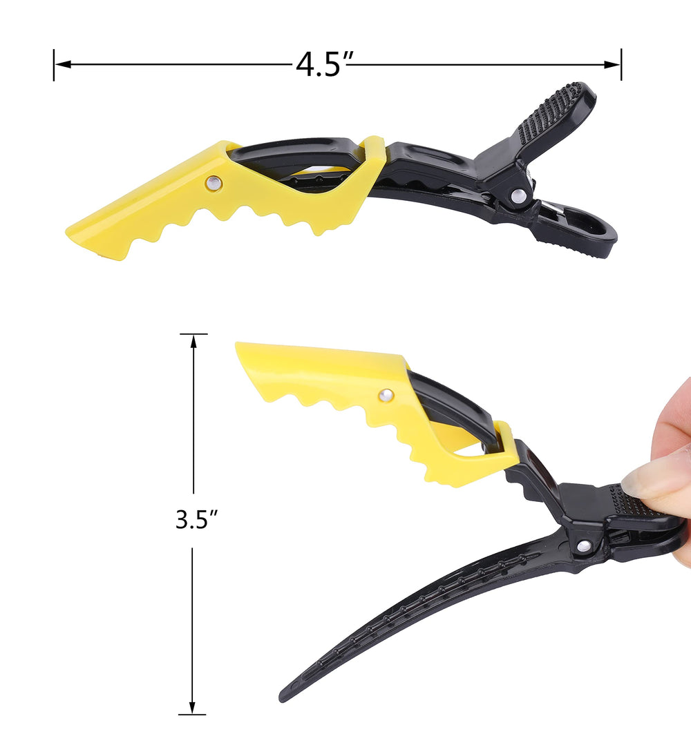 Close-up of HH&LL alligator clip showing strong grip and smooth edges.