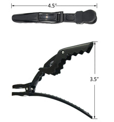 Pinzas HH&LL con doble bisagra, ideal para trenzas y secciones múltiples.