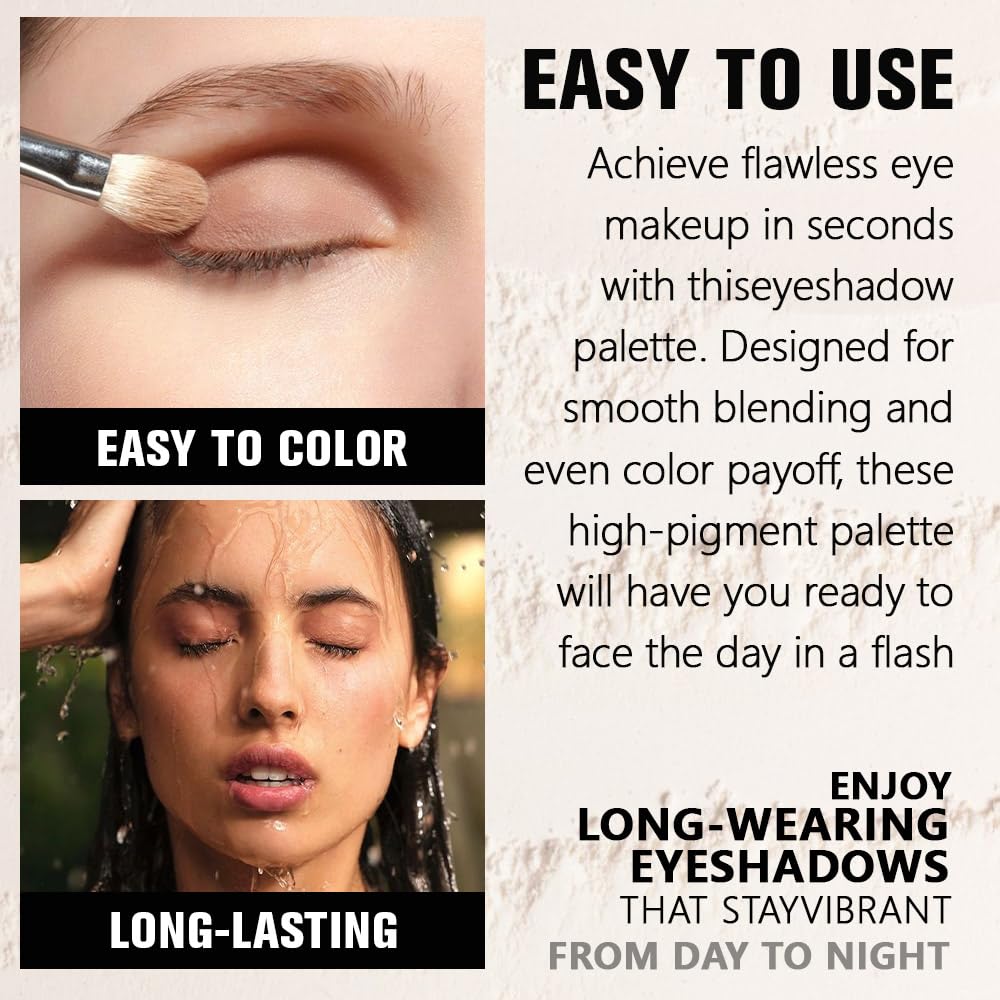 HHLTOH cruelty-free eyeshadow ideal for casual to formal looks.