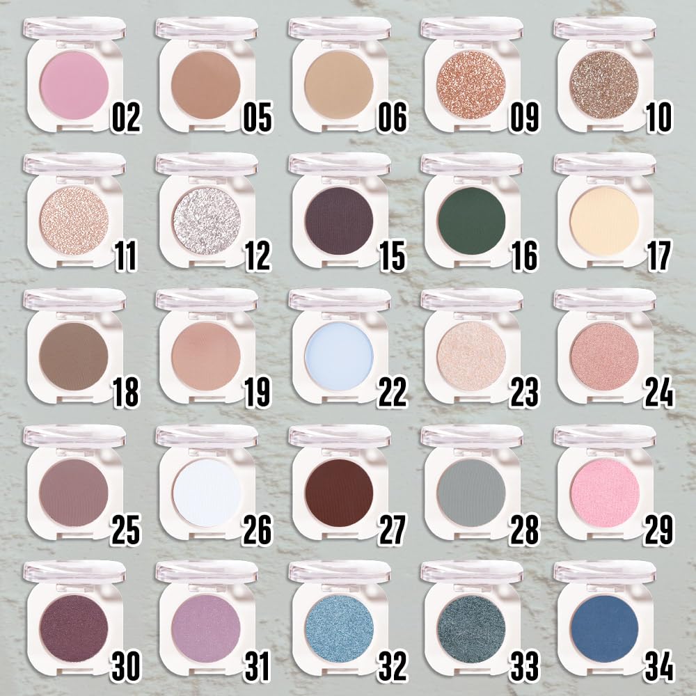 HHLTOH smoky gray eyeshadow with waterproof formula for bold, long-lasting smoky looks.
