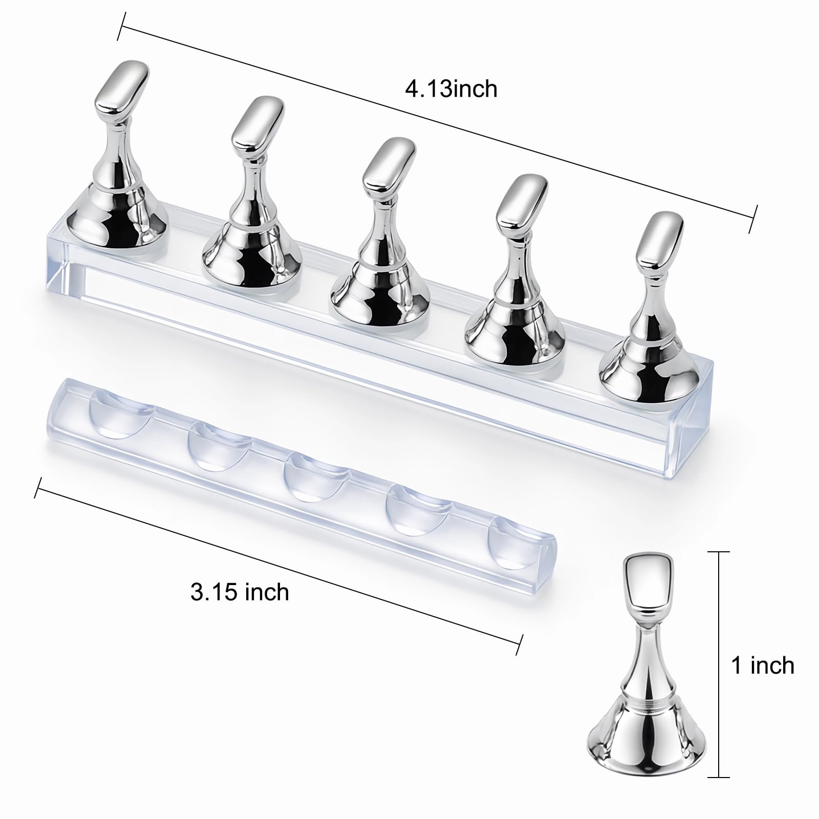HHOOMY brush rack keeps your workspace neat during nail art.