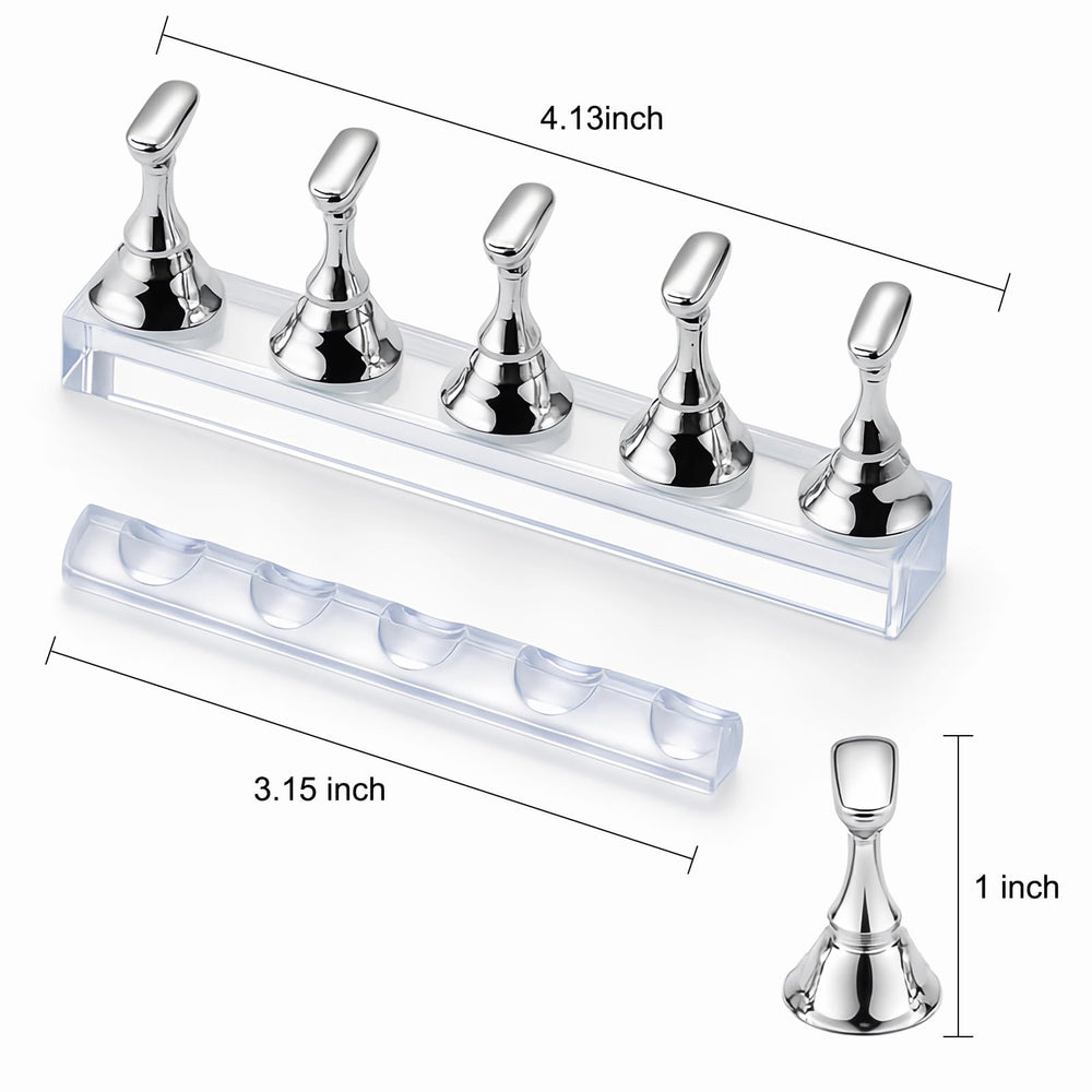 HHOOMY brush rack keeps your workspace neat during nail art.