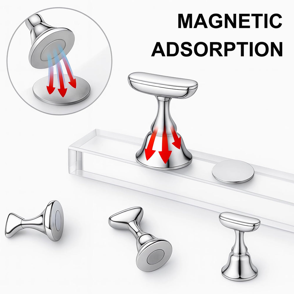 HHOOMY magnetic nail stands and bases hold tips securely during design.