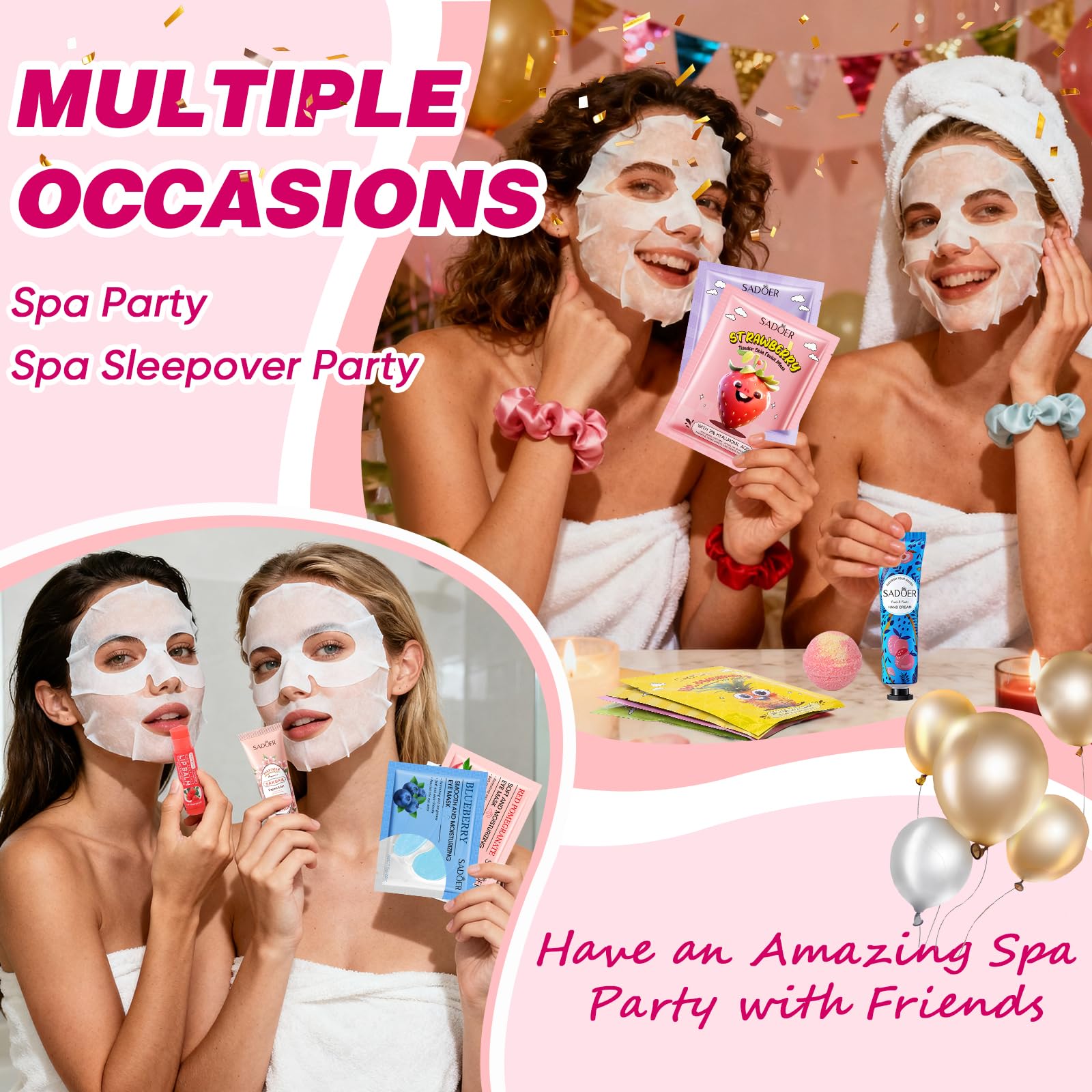 HHXI lip balm providing glossy hydration at the spa station