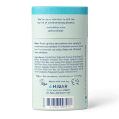 HiBAR Desodorante sensible envase sin plástico para reducir impacto ambiental.