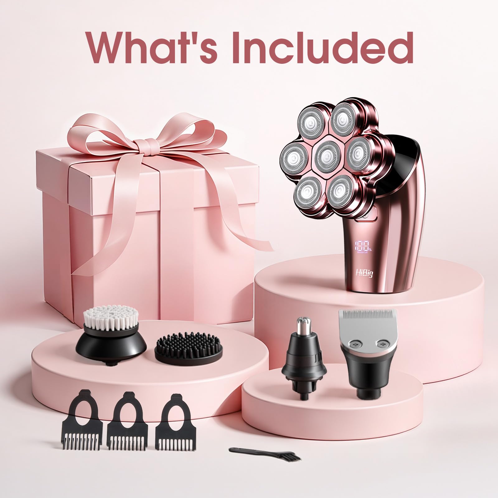 HiBig facial massage brush for a soothing routine