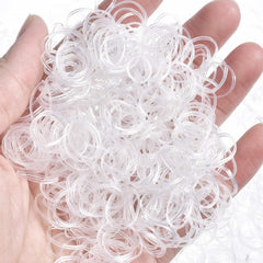 Hicarer mini clear bands for dreadlocks secure small styles neatly.