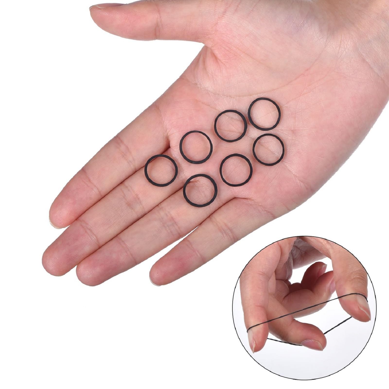 Hicarer soft elastic bands close-up, durable for long-term wear
