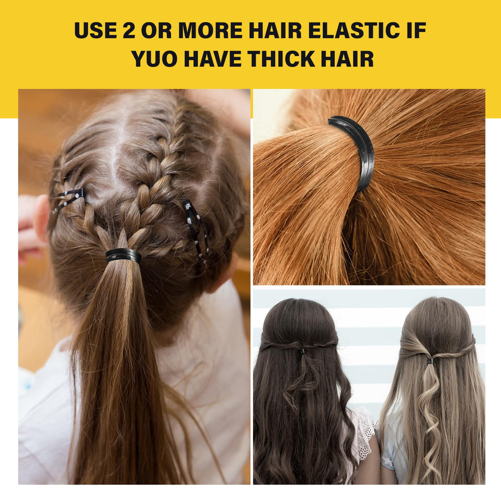Hicarer small dreadlocks styling with compact elastic bands
