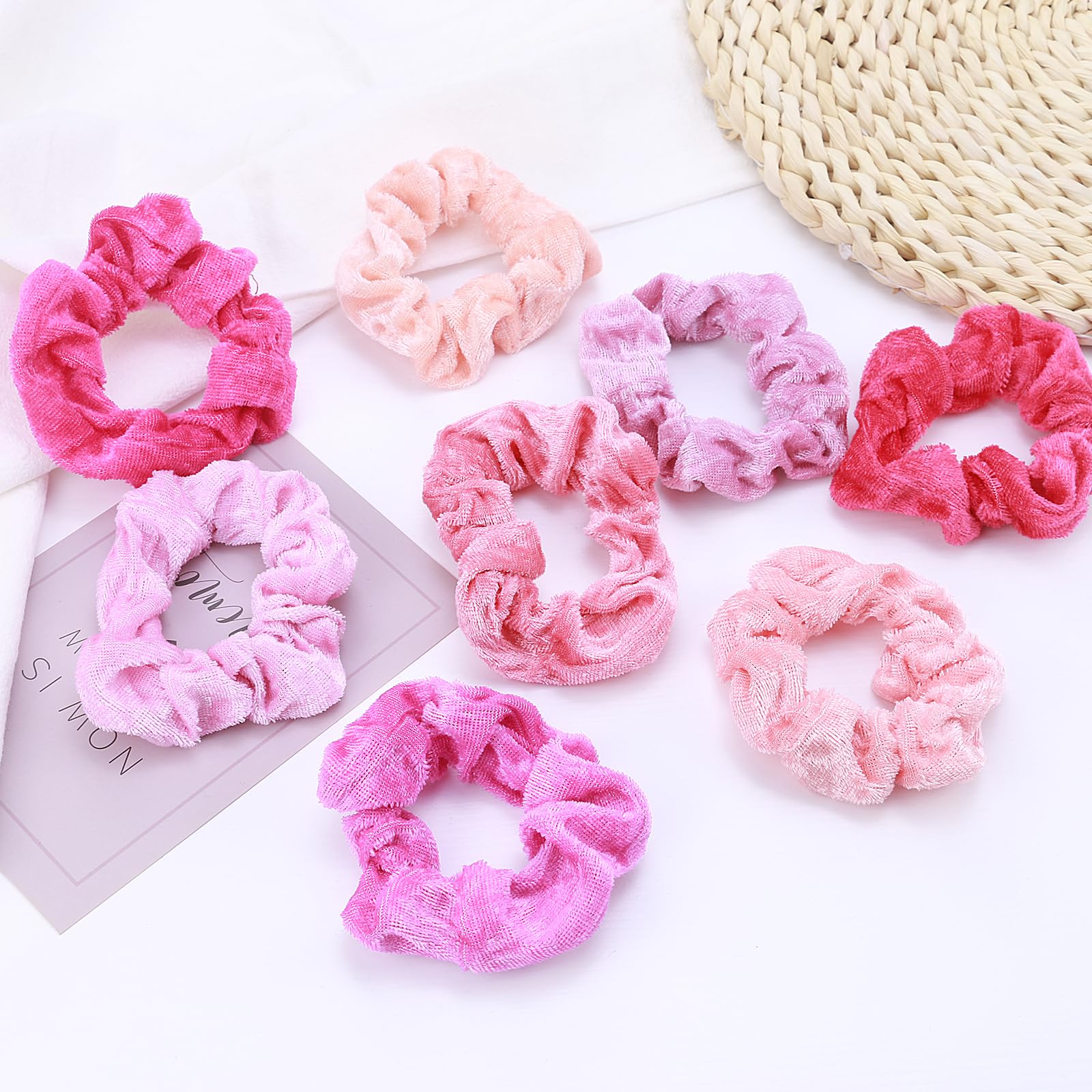 Gift-ready velvet scrunchie packaging from HICONUT.