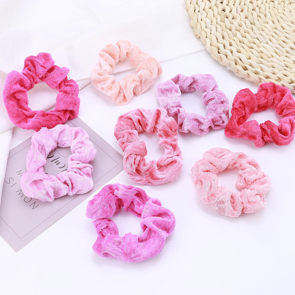 Gift-ready velvet scrunchie packaging from HICONUT.