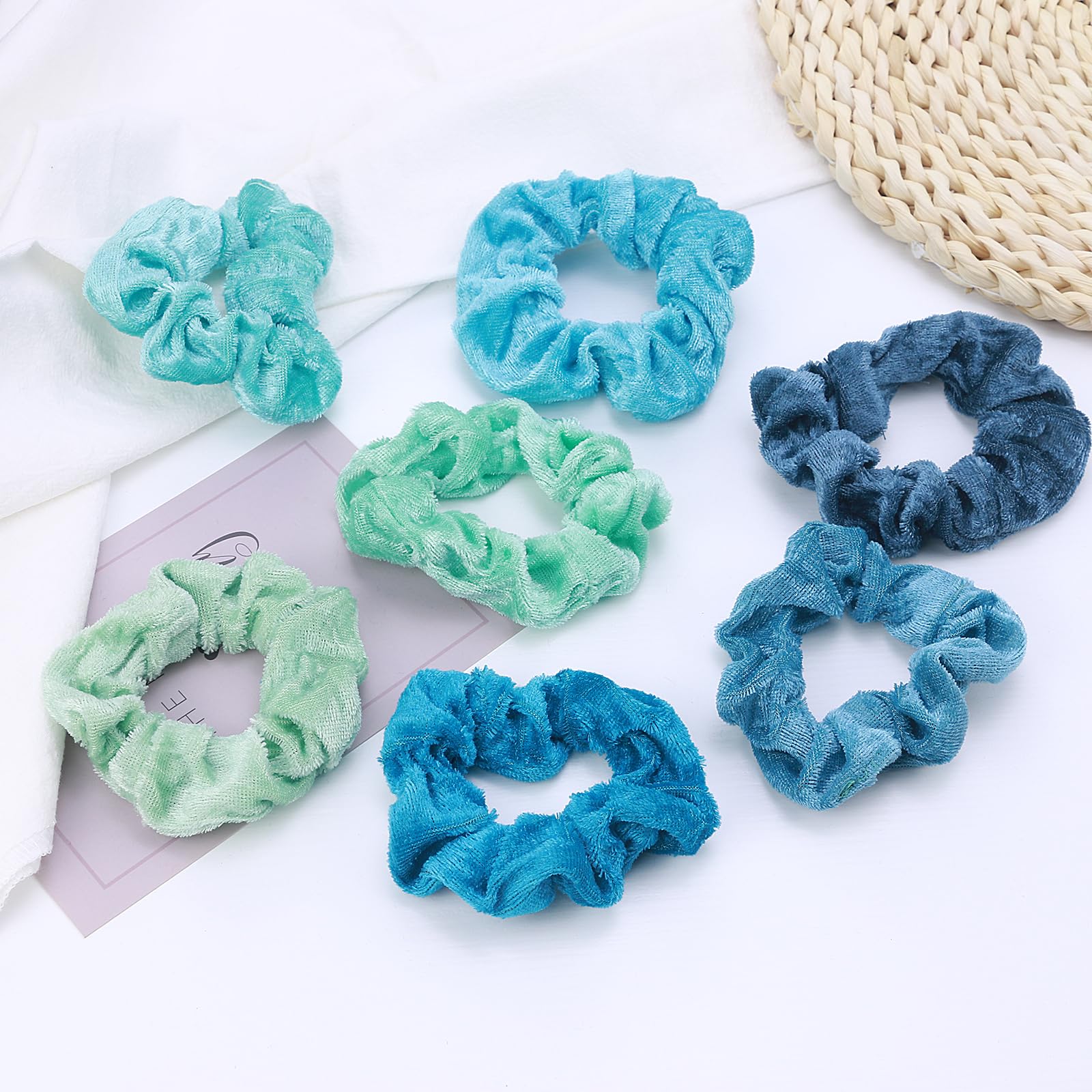 No-slip velvet hair tie designed for secure wear.