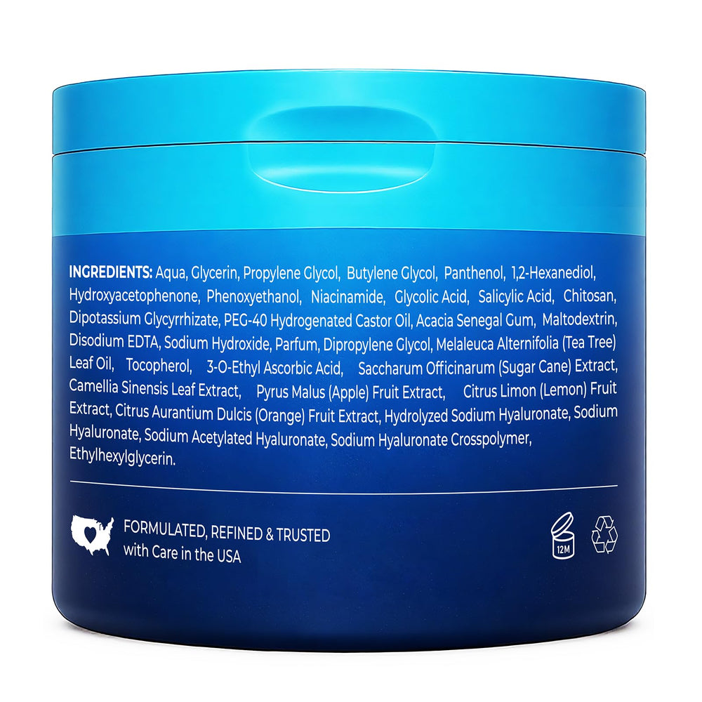 Hicream beneficios prácticos en cada disco para cuidado facial.