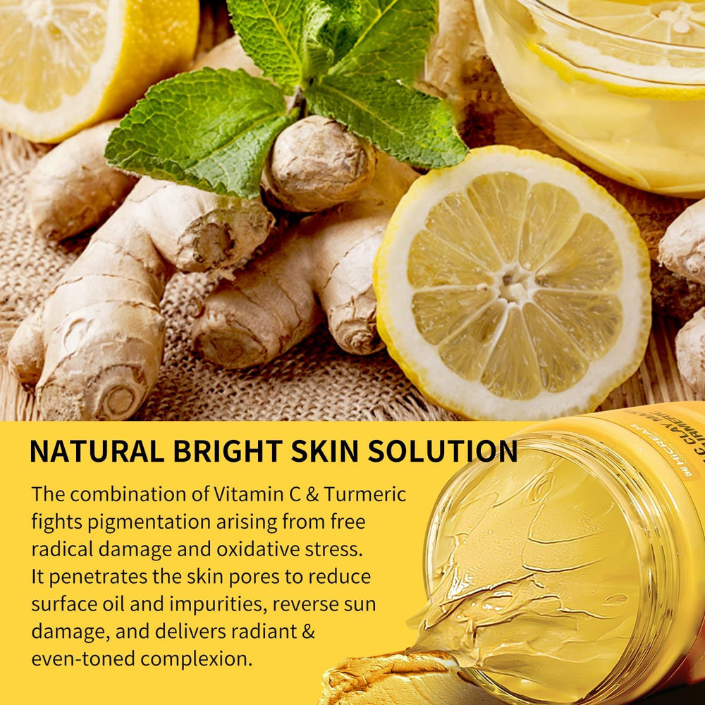 Hicream Turmeric Vitamin C Clay Mask pore-tightening effect may refine pores